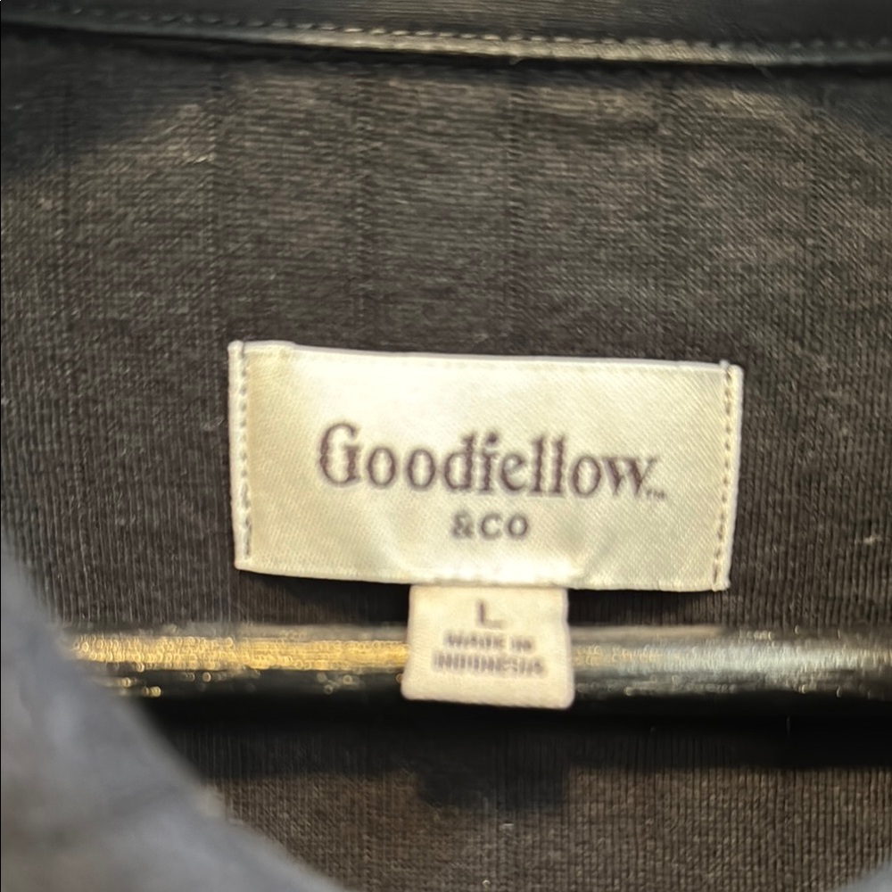 Goodfellow & Co Black Quilted Shacket (Shirt Jacket) - Picture 3 of 4